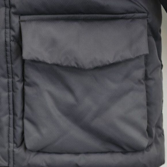 Reima Kids Size 9 Black Gray Quilted Full Zip Duck Down Insulated Winter Jacket - Picture 7 of 11